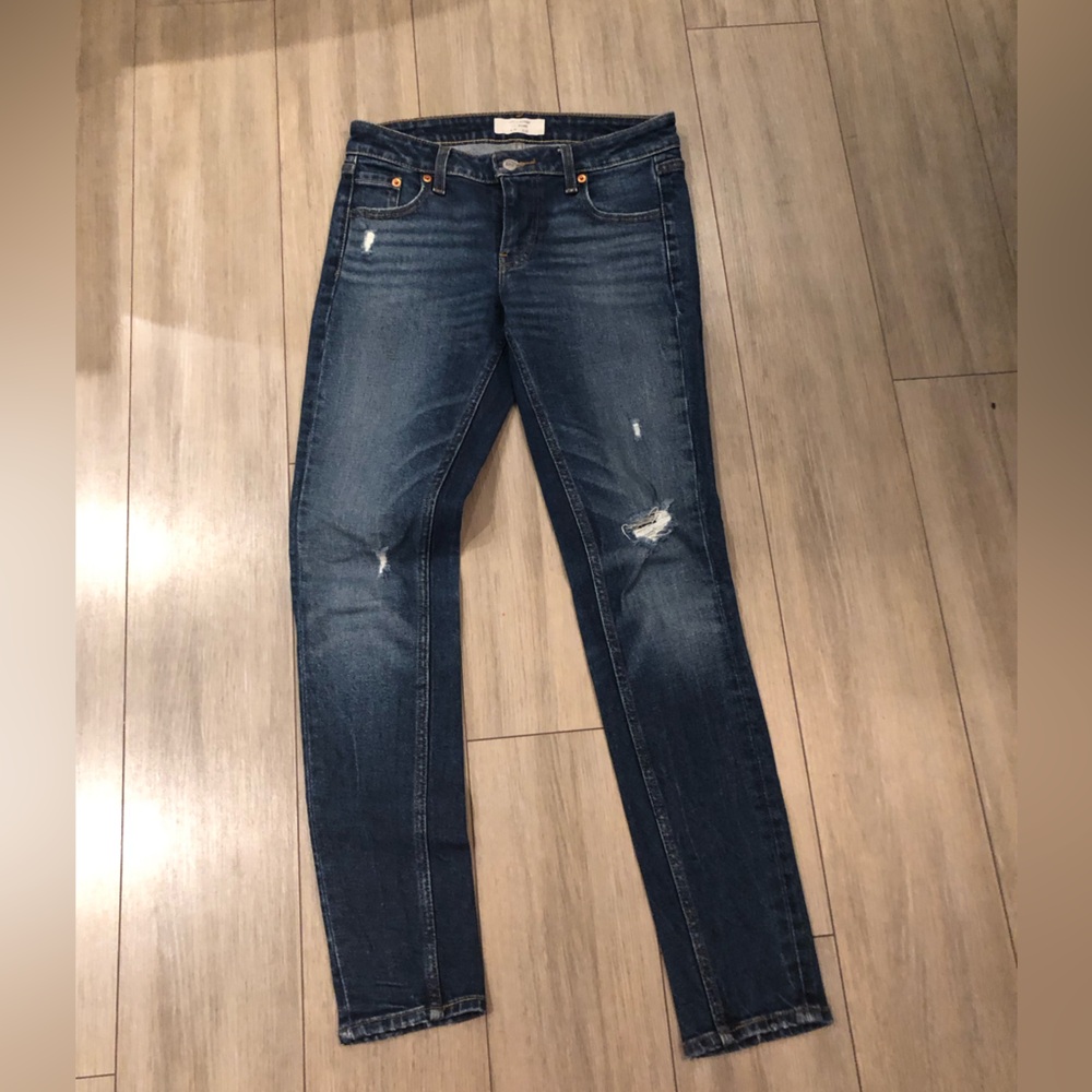 Levi’s 711 altered skinny jeans